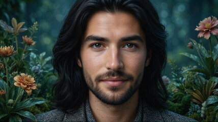 Naklejka premium Kalejdoskop Snów: Surrealistyczna Podróż Przez Pęknięte Wymiary Czasu, Przestrzeni i Nieskończonej Wyobraźni