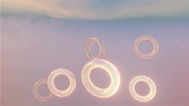 Ultra Cute Abstract Geometric Motion Video Backgrounds | Pastel Triangle Circle & Quadrilateral Shapes | Soft Dreamy Loop able 4K Stock Background Videos