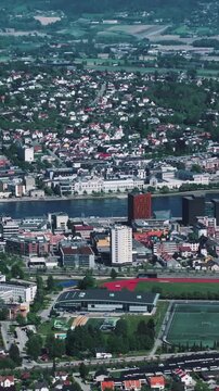 The Norwegian town Drammen
