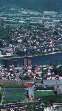 The Norwegian town Drammen