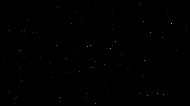 Stars to empty space. voyage into empty dark space.Night starry skies with twinkling stars motion background. Traveling through among beautiful star glow fields flying in galaxy space star burst light