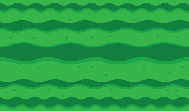 Abstract green watermelon rind inspired background with wavy stripes