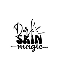 Obraz premium Dark Skin Magic svg