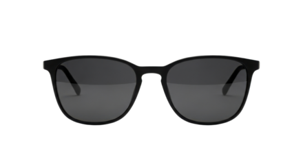 Black Round Frame Sunglasses Product Shot