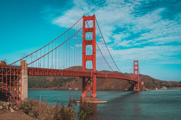 Fototapeta premium Golden Gate Bridge, San Francisco, Cailfornia.