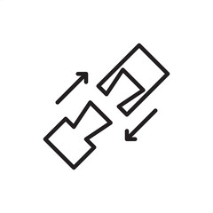 Dovetail joint icon. Premium craftsmanship and structural joinery, representing interlocking timber tenons, high-tensile drawer construction, artisanal cabinetry, and traditional woodworking quality.