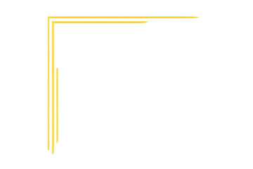 Golden glowing line art corner border design, minimalist decorative graphic element, luxury frame overlay pattern