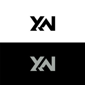 YW  Modern Creative Alphabet Business Logo Design Vector Icon Template.