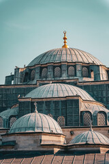 vertical telephoto view of Dome in M&uuml;eyyedzade, Beyoğlu, Turkey