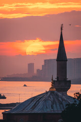 vertical close-up in Sultan Ahmet, Fatih, Turkey