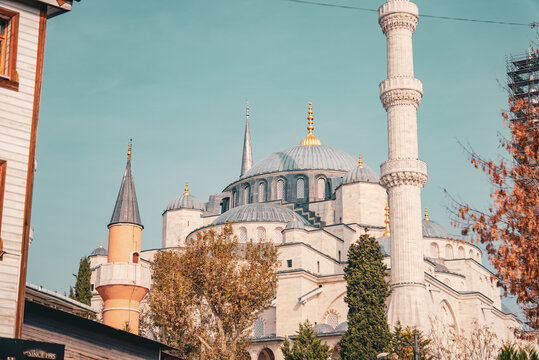 Tower in Sultan Ahmet, Fatih, Turkey, morning