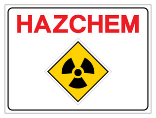 Obraz premium Hazard Chemical Radiation Traditional Hazard Symbol Sign,Vector Illustration, Isolated On White Background Icon. EPS10