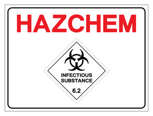 Obraz premium Hazard Chemical Infectious Substance Label Symbol Sign ,Vector Illustration, Isolate On White Background Label .EPS10