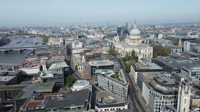 St Paul's Cathedral and the City of London Skyline