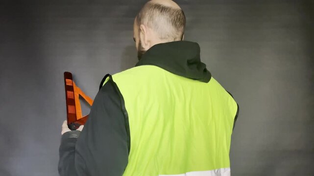 Chaleco, tri&aacute;ngulo y baliza v16 para aver&iacute;a con llamada m&oacute;vil emergencia 