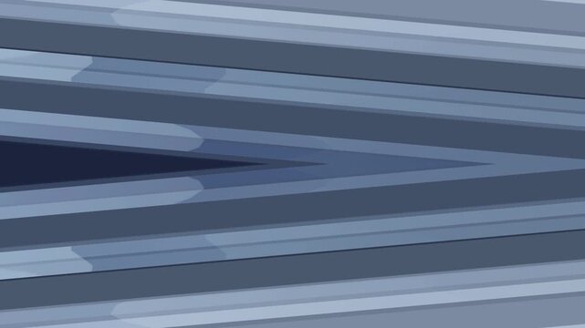 Overlapping Slate Blue Lines: Abstract Geometric Design with Depth and Gradient