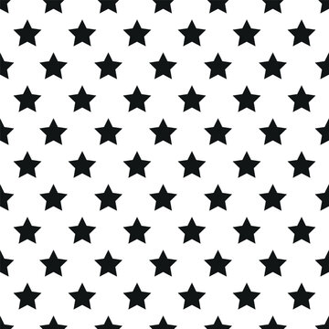Star seamless pattern. Chaotic elements. Design template for wallpaper,wrapping, textile. Modern minimalistic design. Effect of sky. Vector Illustration. Graphic lattice. 

