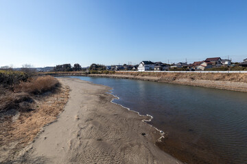 千葉県市原市を流れる養老川