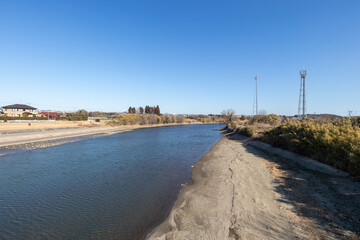 千葉県市原市を流れる養老川