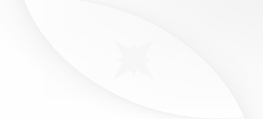 Abstract white glowing geometric lines on gray background. Modern shiny blue circle lines pattern. Futuristic technology concept. Suit for cover, poster modern