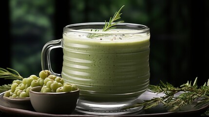Refreshing Green Smoothie with Indian Gooseberries