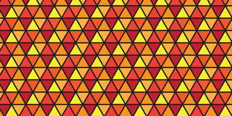 Repeating triangle shapes forming a seamless pattern. 