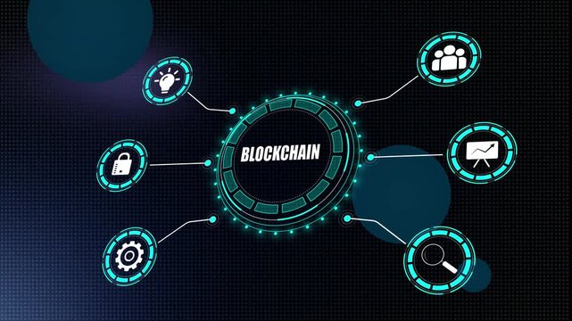 Business blockchain and corporate transaction management concept, professional ledger strategy, strategic growth planning, leadership in digital finance, 3d illustration