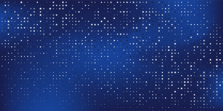 premium gold star dark navy blue pattern