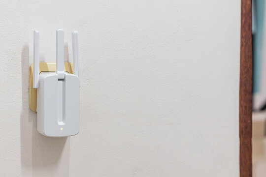 WiFi range extender in a room