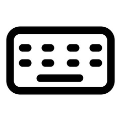 electronic device outline icon set