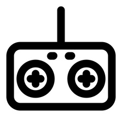 electronic device outline icon set