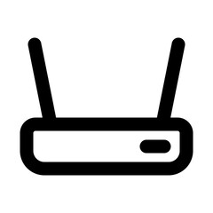 electronic device outline icon set