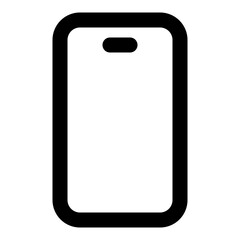 electronic device outline icon set