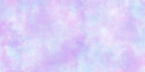 Colorful paper textured ink effect grungy wet pastel illustration for design. colorful abstract watercolor background. Smooth vibrant light pink, purple shades and blue watercolor paper textured.
