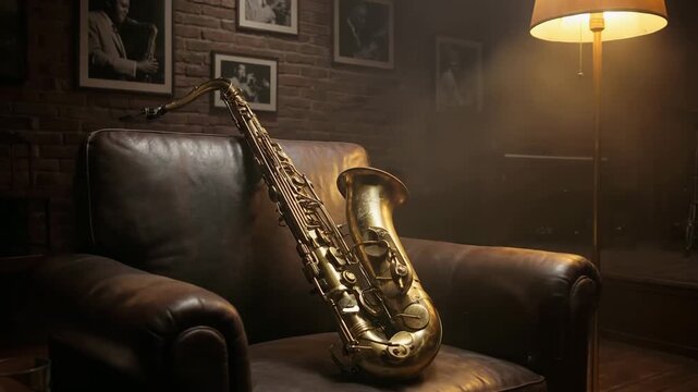 vintage saxophone jazz mood video