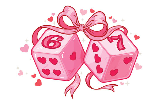 67 Lucky Love Dice Set