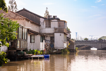 Zhujiajiao, traditional water town near Shanghai, China
