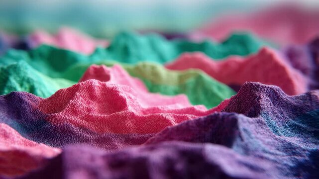 Closeup of a 3D printed paper prototype highlighting unique surface texture with the background softly blurred to emphasize material detail.