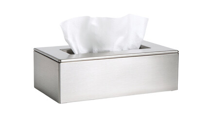 tissue paper box isolated on white background 