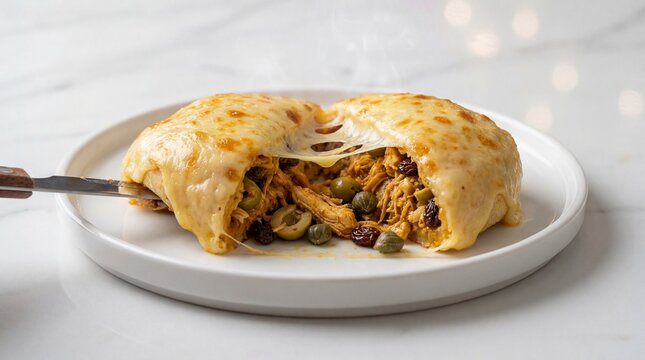 Premium Commercial Food Photography of Keshi Yena - Traditional Cura&ccedil;ao Stuffed Cheese