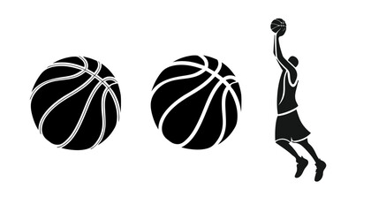 Vector illustration of a girl silhouette holding a tulip flower