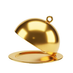 Golden dome-shaped cover on base