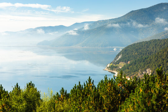 Beautiful morning landscape of Erhai Lake in Dali Prefecture, Yunnan Province, China.