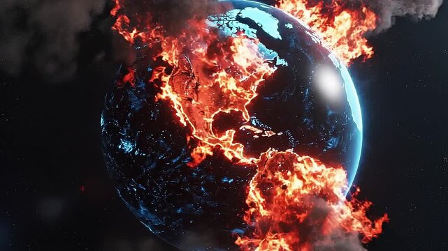 The world is being burned.