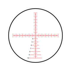 shot target line illustration