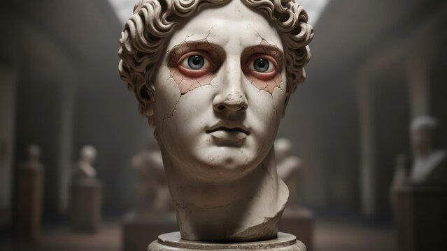Sculpted head
