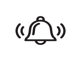 Fototapeta premium Simple bell notification icon