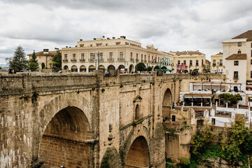 Fototapeta premium Krajobraz miasta Ronda w Hiszpanii