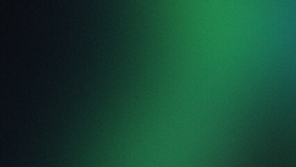 Fototapeta premium Abstract grain noise texture gradient dark green blue scheme with subtle light for overlay or background with deep tone