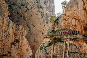 Ścieżka Kr&oacute;la, Andaluzja, Hiszpania 